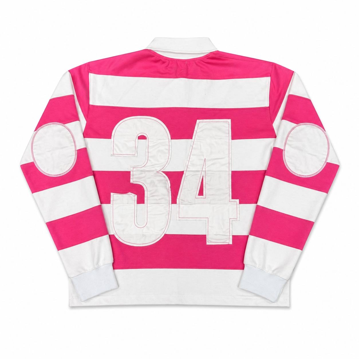 Northside Rugby Polo - Pink & White