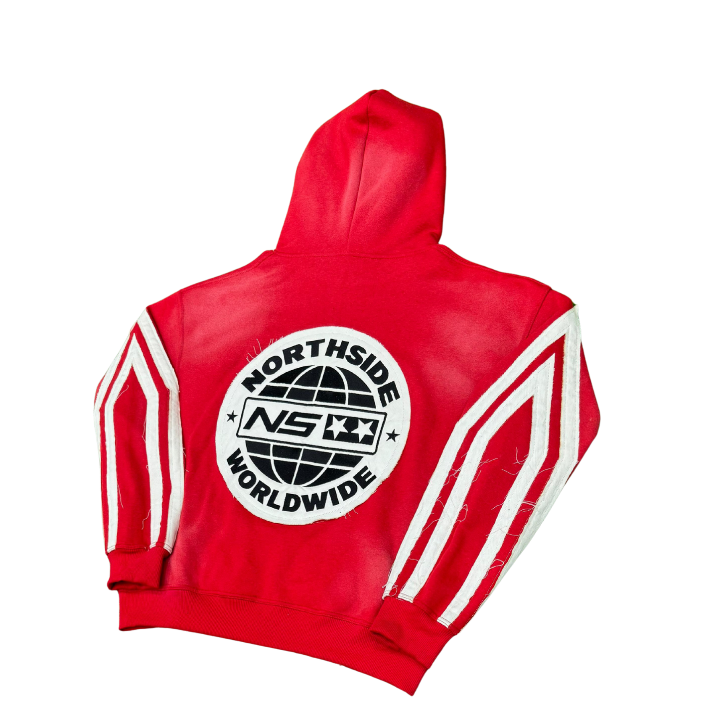 Northside Worldwide Zip-Up Hoodie - Red