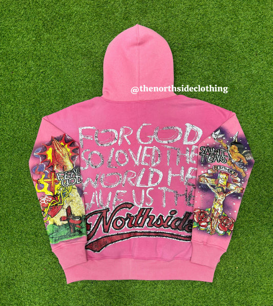 Northside Fear God Hoodie - Pink