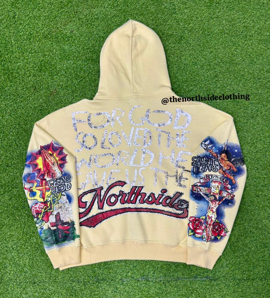 Northside Fear God Hoodie - Cream