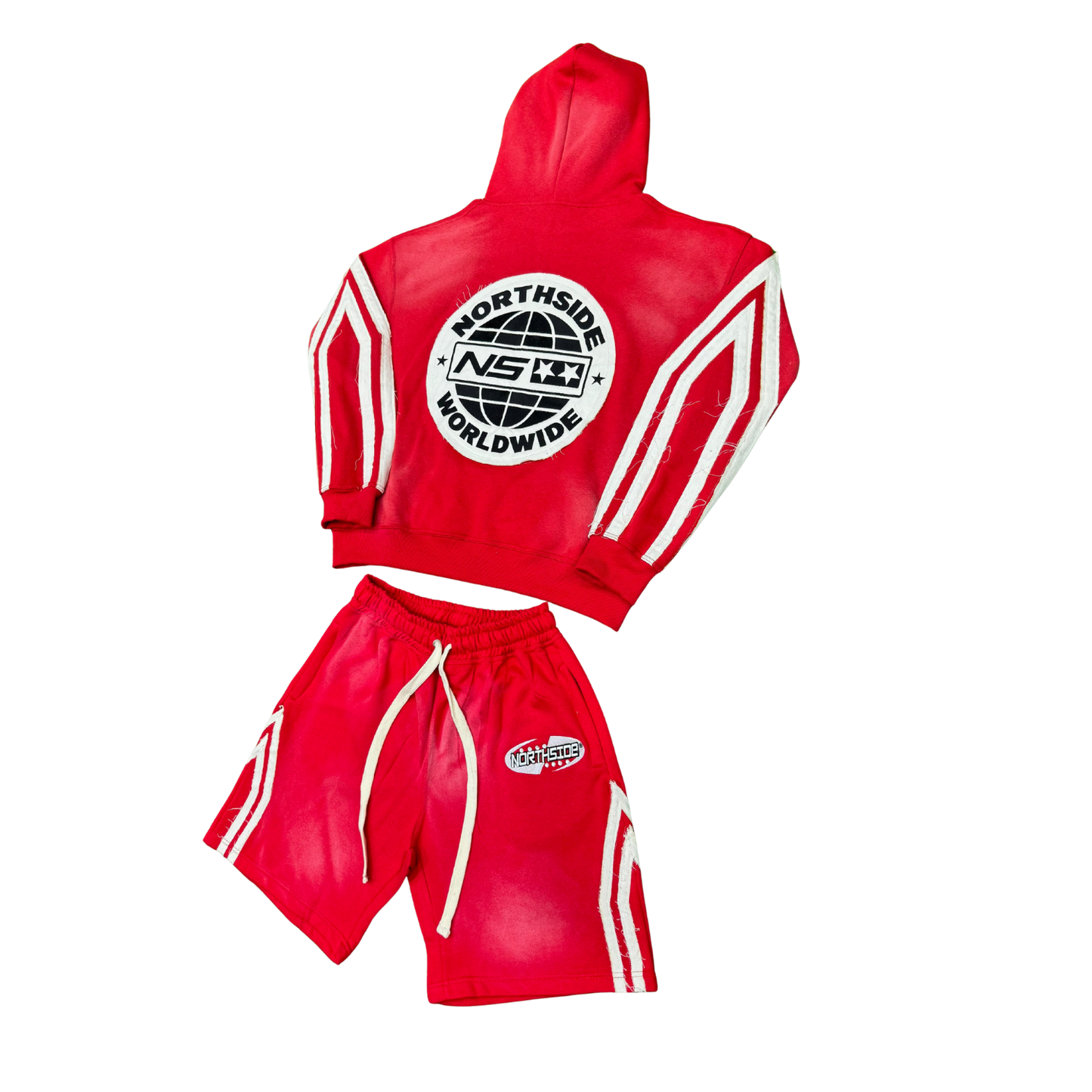Northside Worldwide Short Set - Red