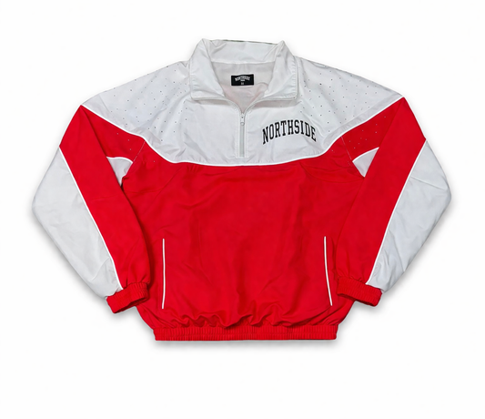 Northside “ Everyday Windbreaker “ Quarter Zip Top - Red