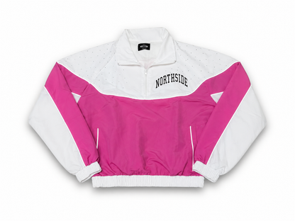 Northside “ Everyday Windbreaker “ Quarter Zip Top - Pink