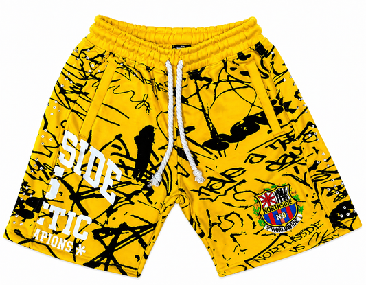 Northside Graffiti Bottoms - Yellow