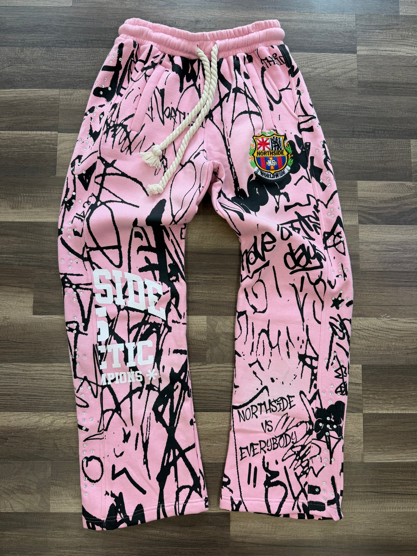 Northside Graffiti Pants - Pink