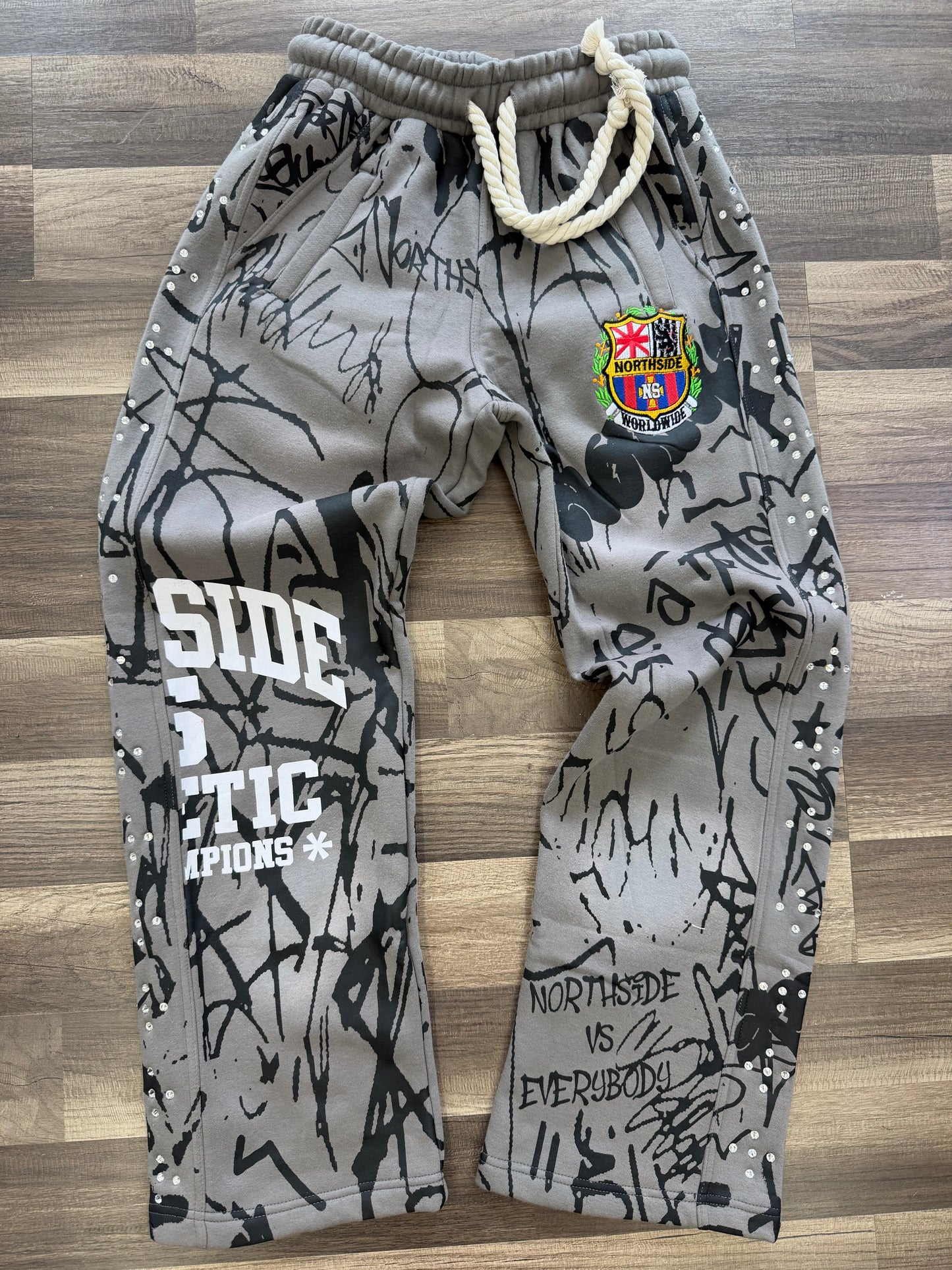 Northside Graffiti Pants - Gray