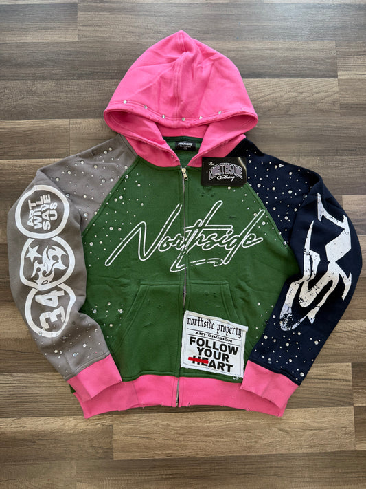 Northside Multicolor ZipUp Hoodie - X3