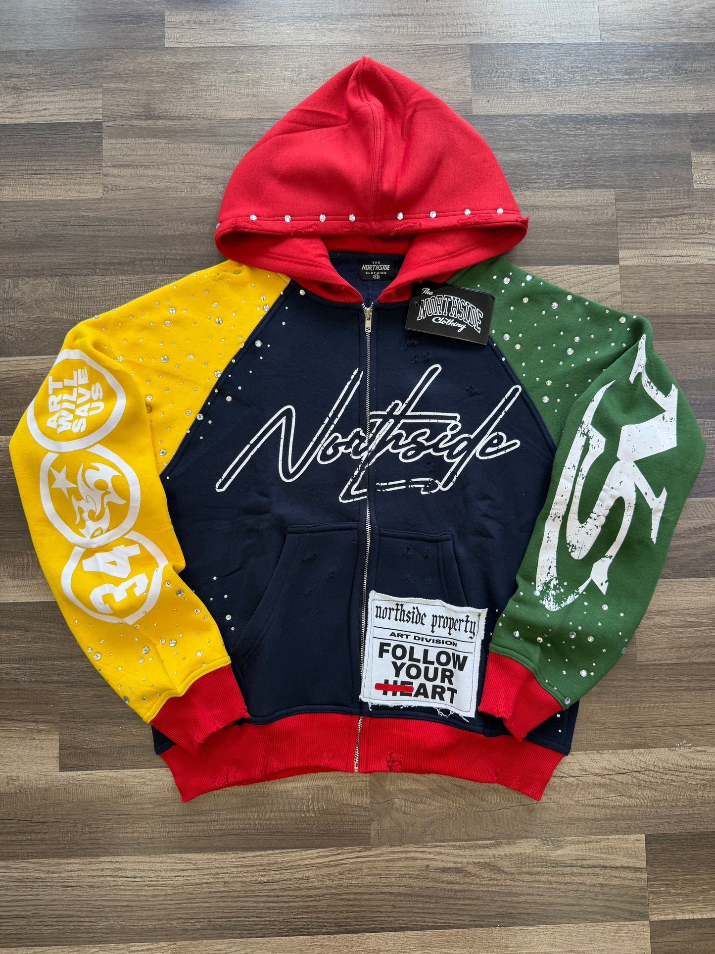 Northside MultiColor Zip Up Hoodie - X1